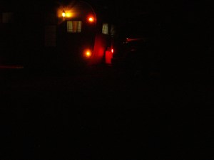 Look carefully, the left light is a 50 year old kerosene lamp (better picture to be posted) Thanks Billy!