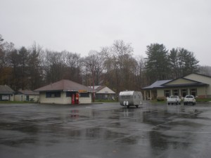 The lonely little Tramper, far from any trees or limbs that could fall, ending the Voyage