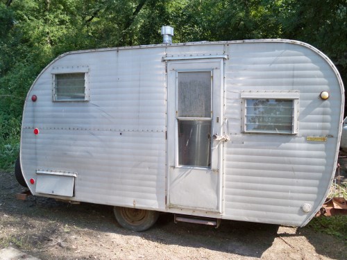 Birth of the Tramper! She lived here for who knows how long before David found her.