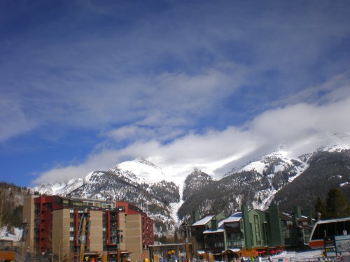 Some of the Copper Mountain base lodges