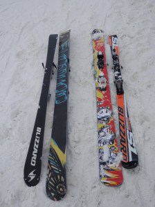 My little Blizzards are SO "old school" by comparison.  (And exactly the opposite of a powder ski)