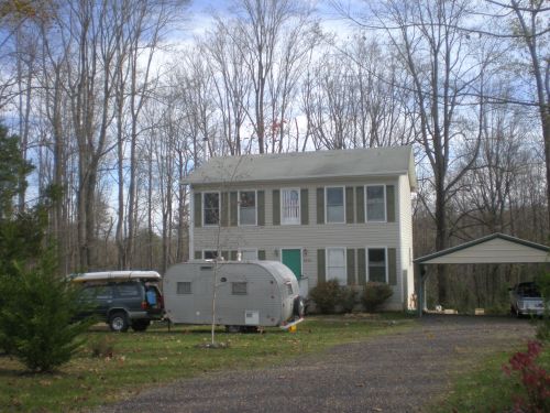 Richard's front yard, Culpepper, VA